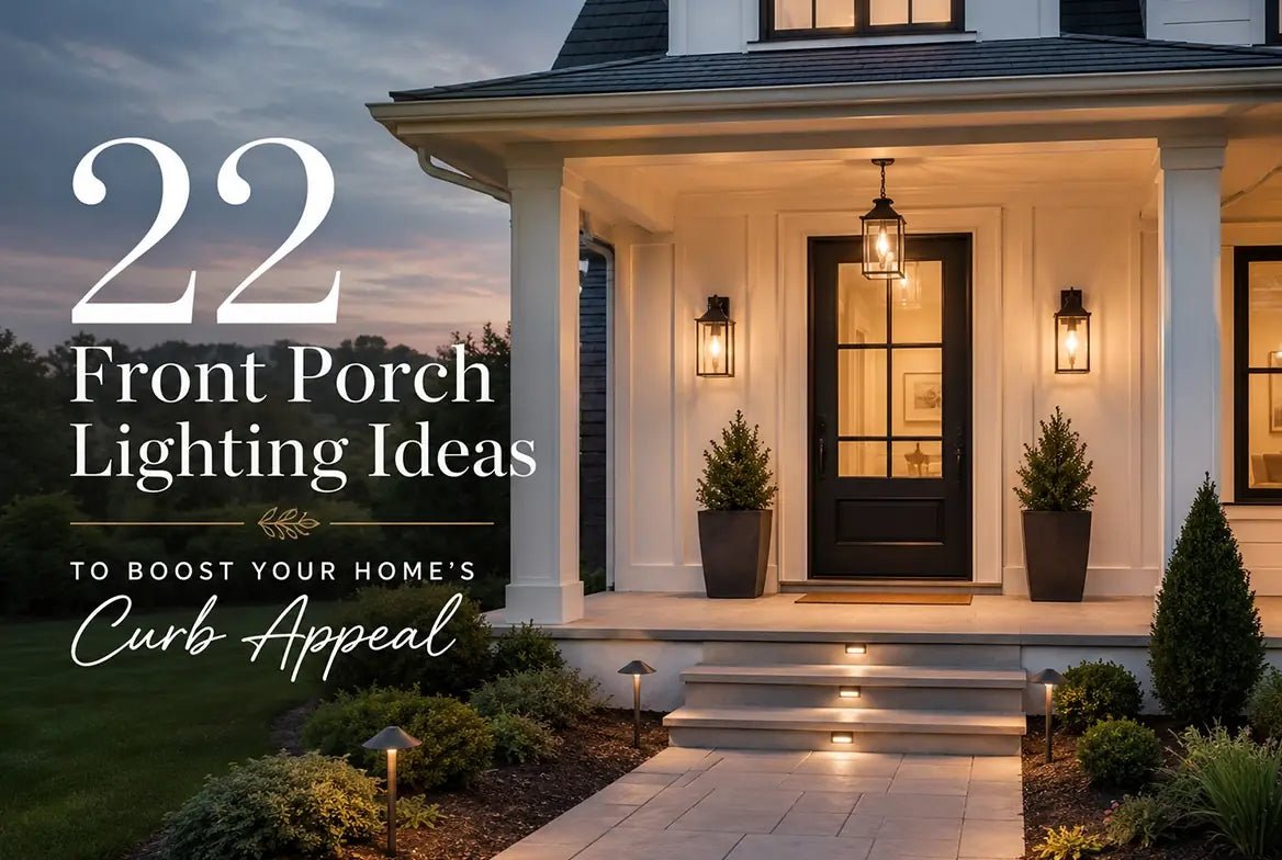 22 Front Porch Lighting Ideas to Boost Your Home’s Curb Appeal - Flyachilles