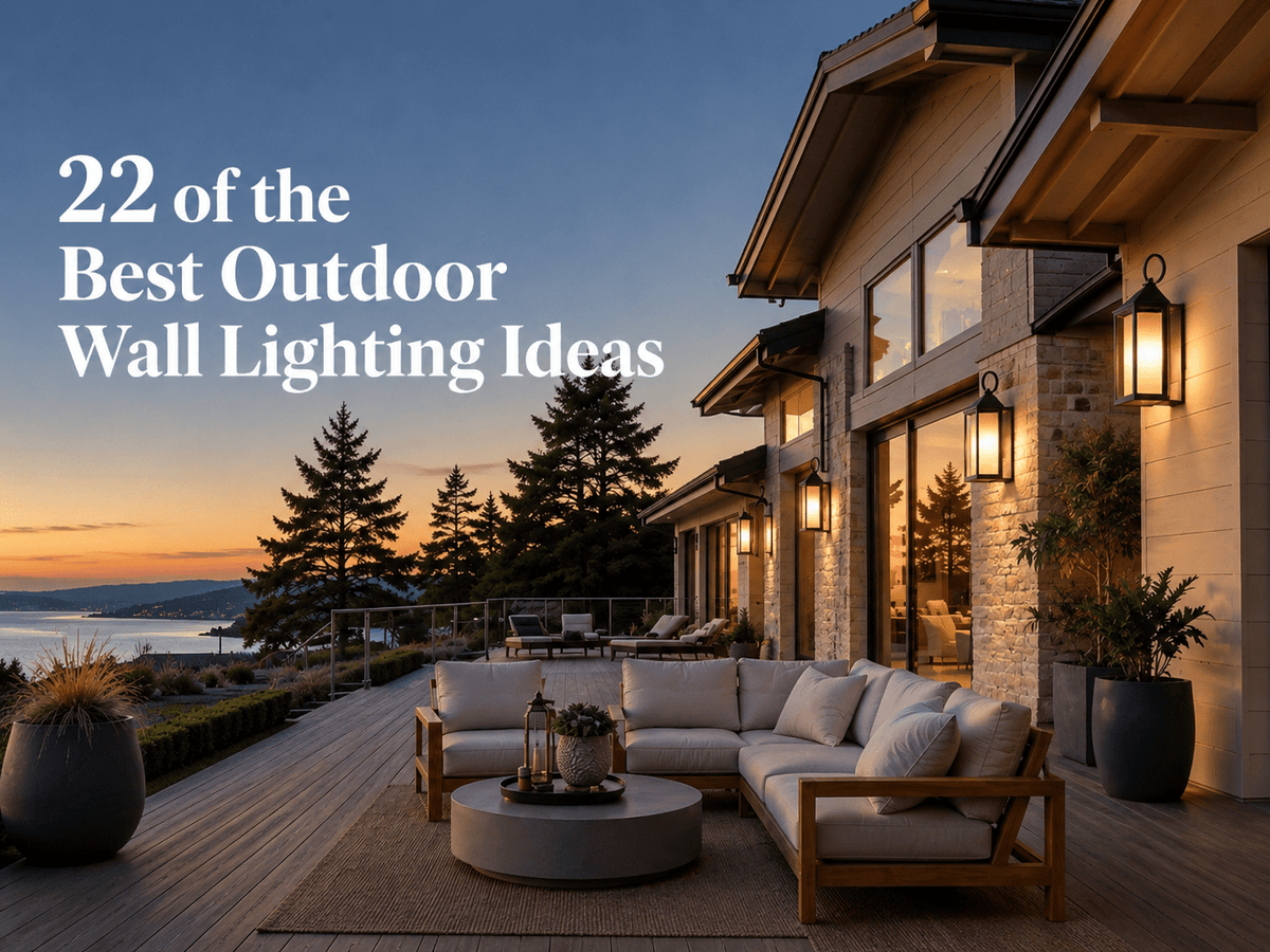 22 of the Best Outdoor Wall Lighting Ideas - Flyachilles