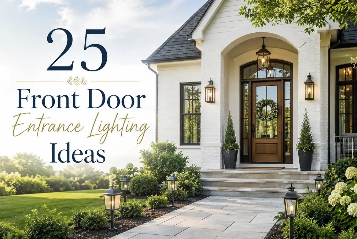 25 Front Door Entrance Lighting Ideas - Flyachilles