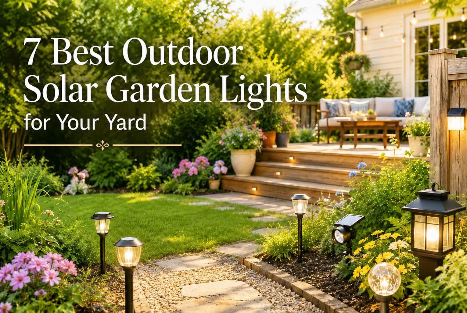7 Best Outdoor Solar Garden Lights for Your Yard - Flyachilles