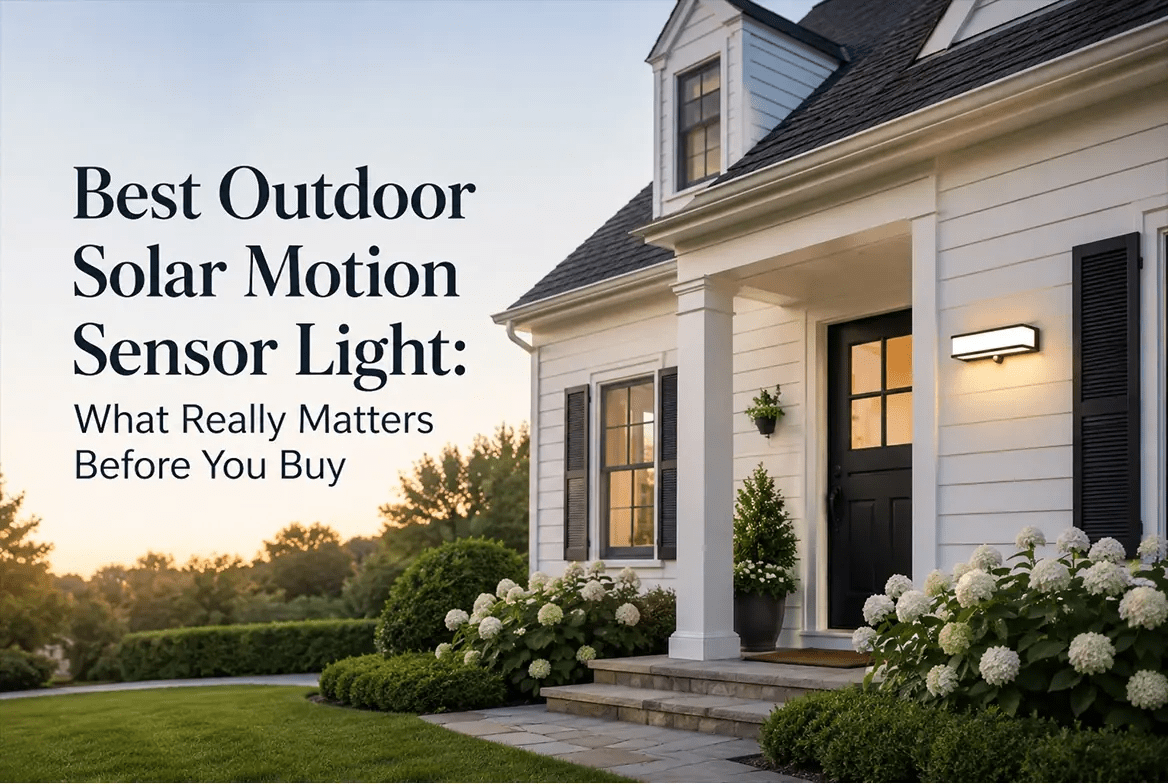 Best Outdoor Solar Motion Sensor Light: What Really Matters Before You Buy - Flyachilles