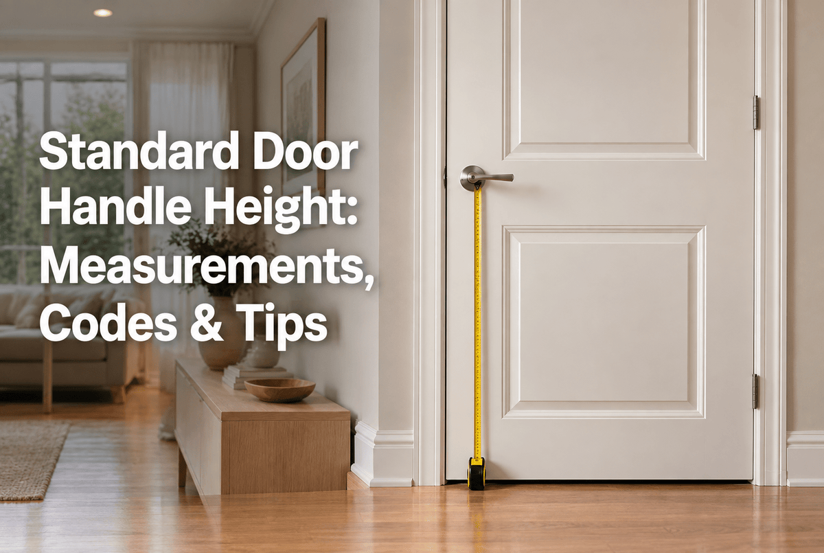 Standard Door Handle Height: Measurements, Codes & Tips - Flyachilles