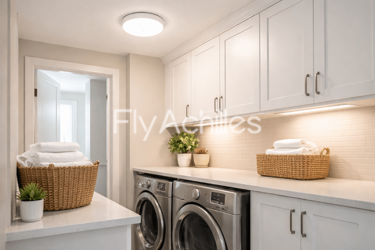 What Is The Best Lighting for A Small Laundry Room: Expert Ways to Brighten and Expand Tiny Areas - Flyachilles