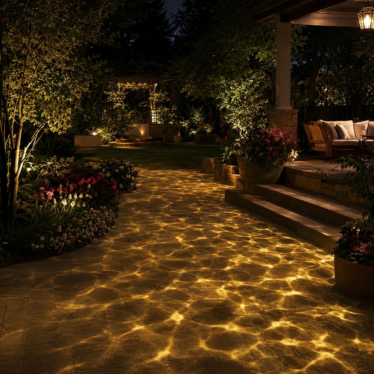 Outdoor Water Wave Projector Light 3D Ripple Effect
