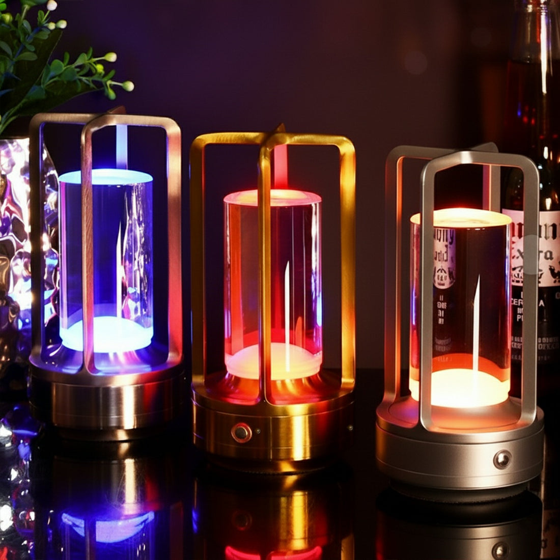Portable RGB Table Lamp Touch Dimming Night Lights