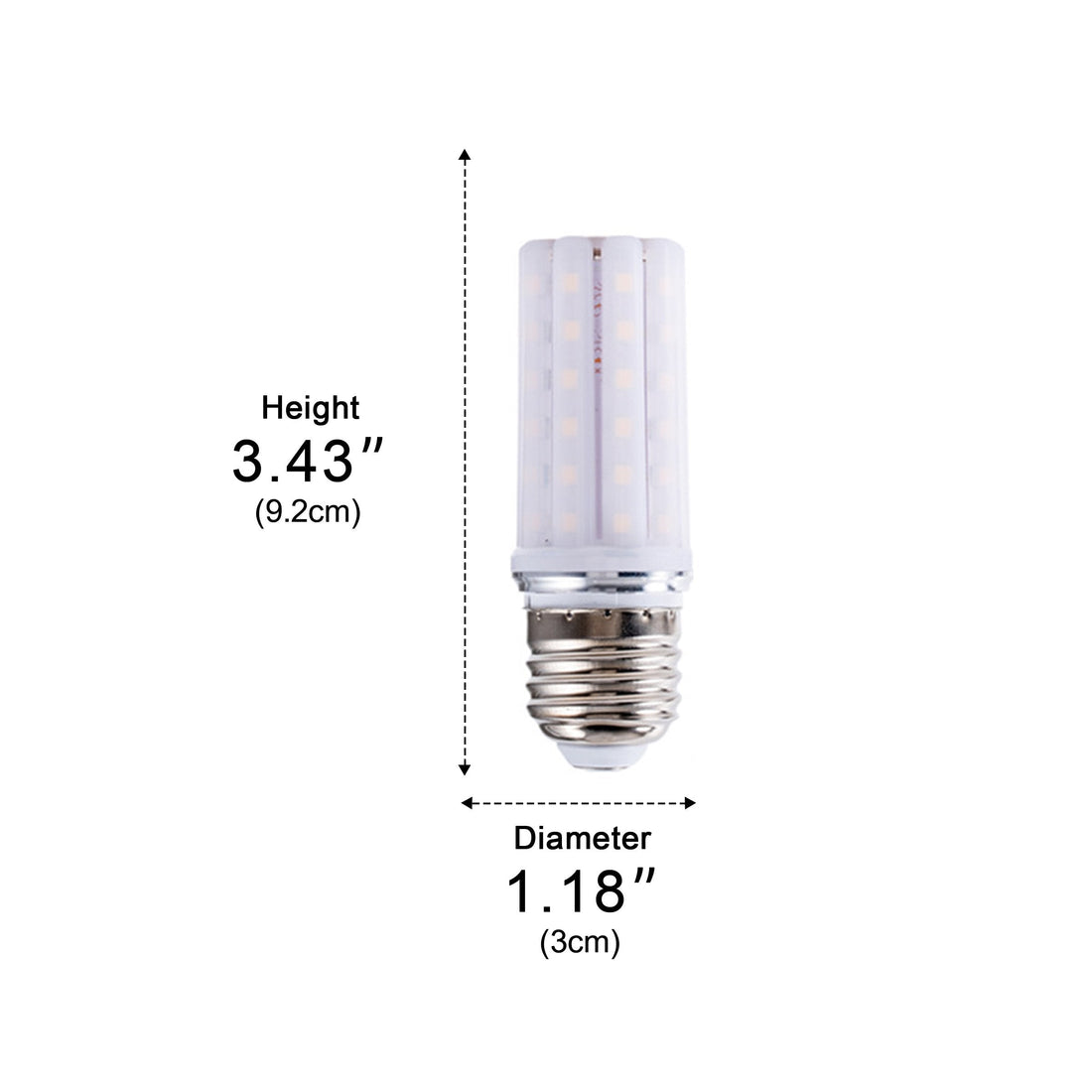 2 pcs E26 E12 3 Step Dimming LED Light Bulbs - Flyachilles