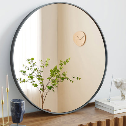 20 inch Round High - definition Wall Makeup Mirror Vanity Mirrors - Flyachilles
