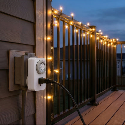 24 - H 15A Plug - In Mechanical Outlet Timer Light Timer Switch - Flyachilles