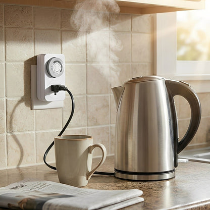 24 - H 15A Plug - In Mechanical Outlet Timer Light Timer Switch - Flyachilles