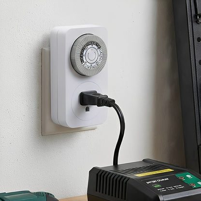 24 - H 15A Plug - In Mechanical Outlet Timer Light Timer Switch - Flyachilles