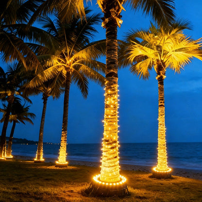 24V RGB Tree Lights Outdoor — Waterproof LED Arc Spot Lights for Gardens - Flyachilles