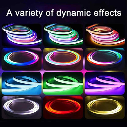 24V Waterproof RGB Outdoor Recessed Flexible LED Linear Lights 39.37 &