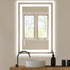 28" Anti - fog LED Bathroom Mirror LED Light Wall Mirror - Flyachilles