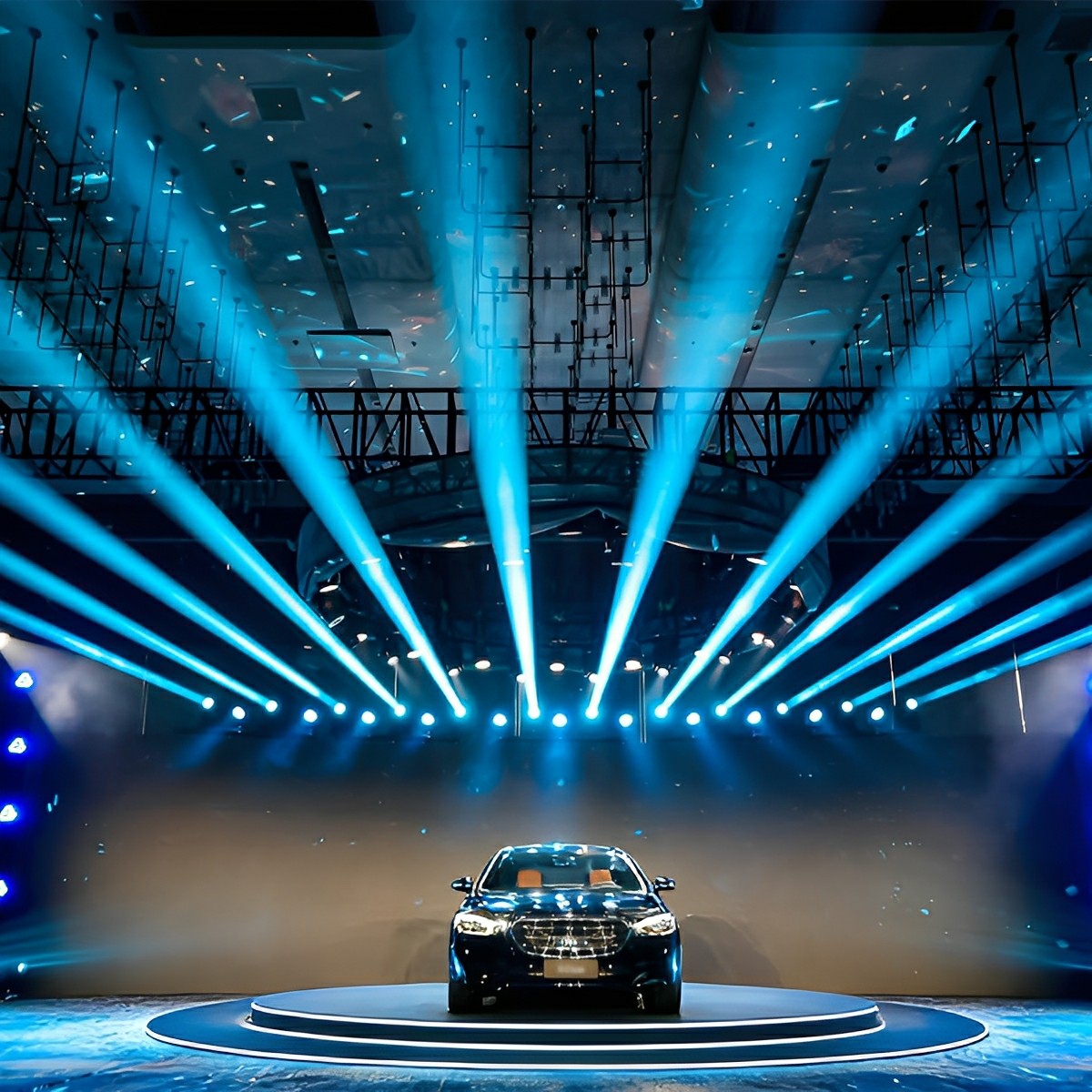 Waterproof 540° Rotation Outdoor LED Beam Spot Light Special Effects Lighting