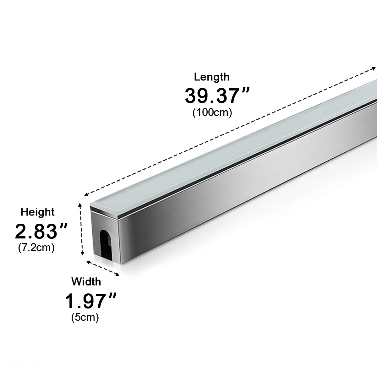 Low Voltage Waterproof Outdoor In Ground LED Strip Lights 39.37&