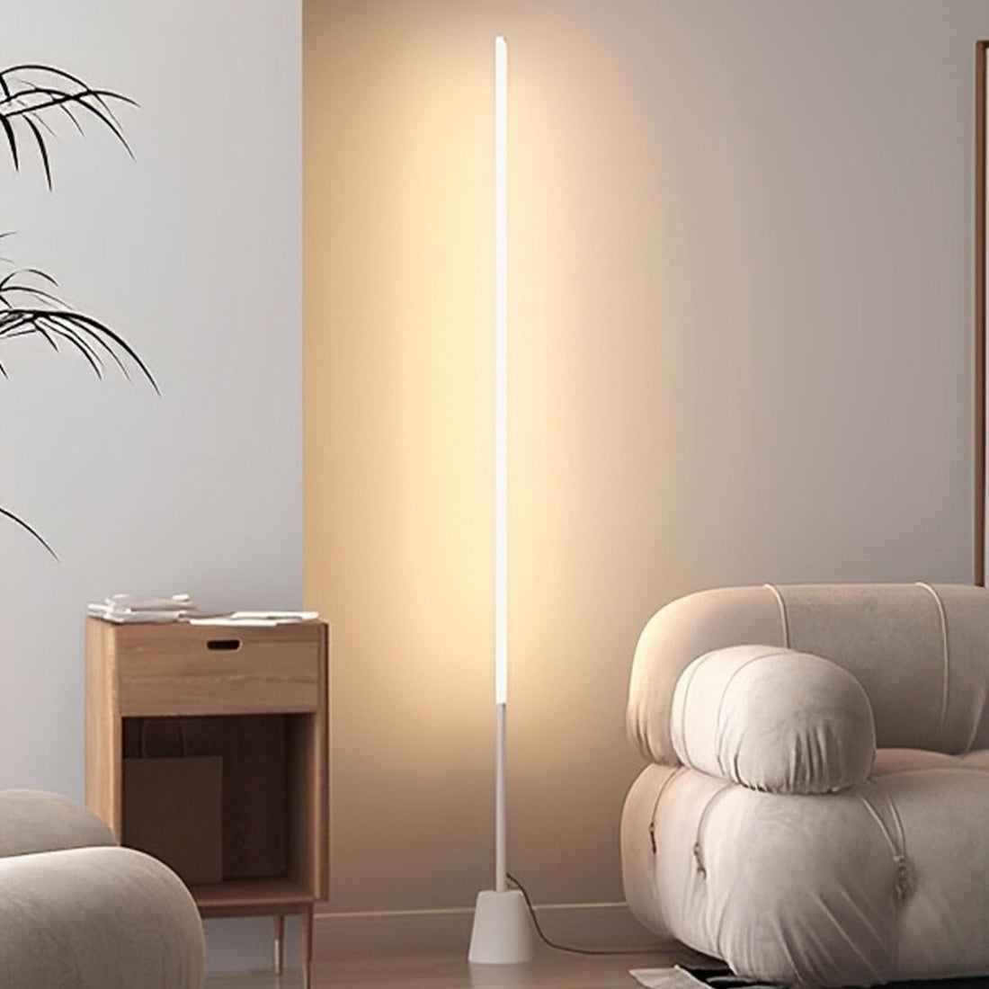 360 ° Modern Minimalist Long Strip LED Floor Lamp - Flyachilles