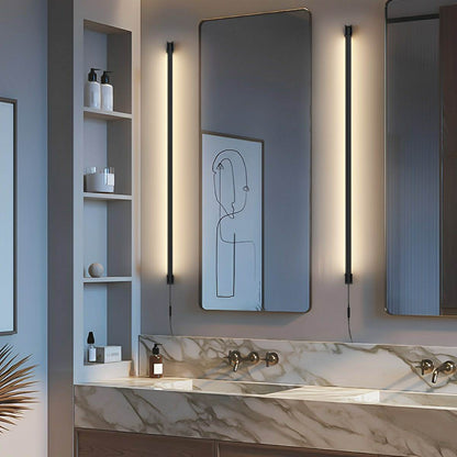 360° Rotatable Modern Minimalist Plug - in LED Long Strip Lights Wall Light - Flyachilles