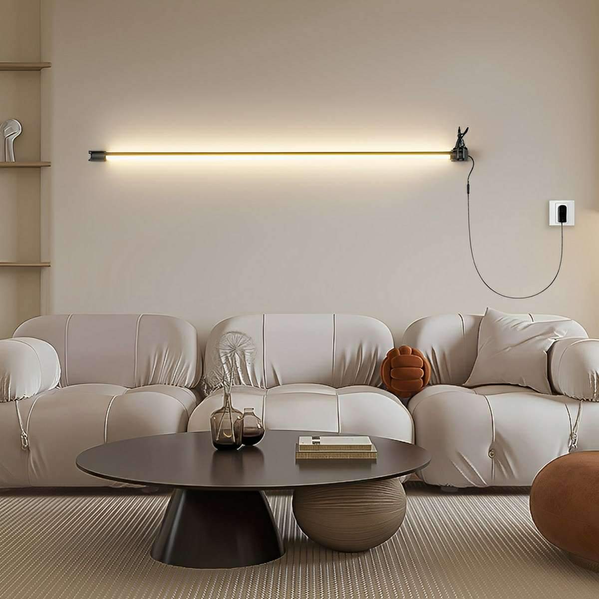 360° Rotatable Modern Minimalist Plug - in LED Long Strip Lights Wall Light - Flyachilles