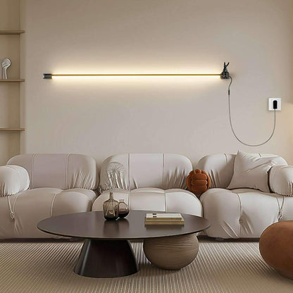 360° Rotatable Modern Minimalist Plug - in LED Long Strip Lights Wall Light - Flyachilles