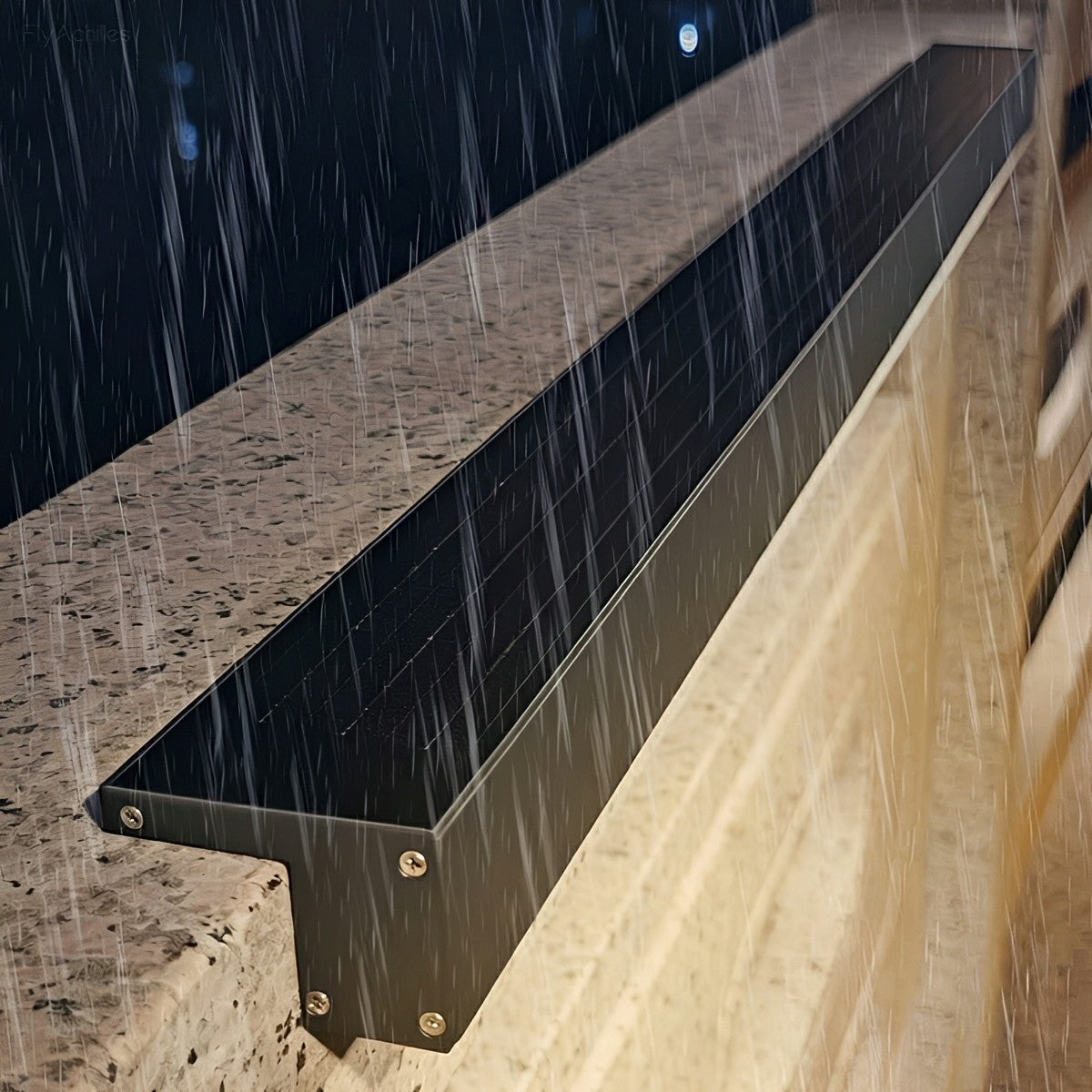 Modern Waterproof Solar Outdoor Wall Washer Light