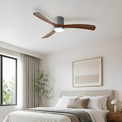 Modern Dimmable Ceiling Fan with Light