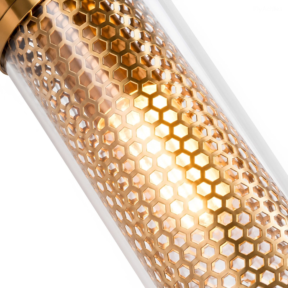 Vintage Luxury Industrial Cylinder Glass LED Wall Sconces