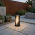 Creative Cylindrical LED Waterproof Black Modern Solar Pathway Light Walkway Floor Lamp - Flyachilles