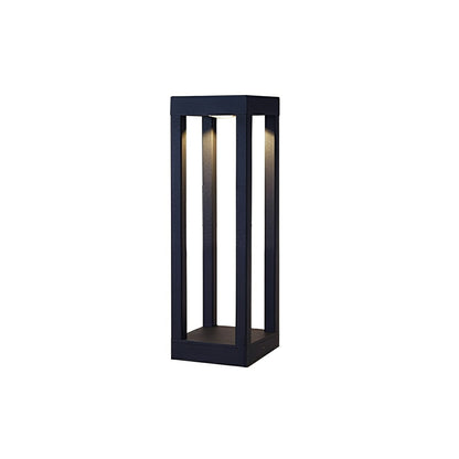 Modern Waterproof Square Column Outdoor LED Bollard Pathway Lights