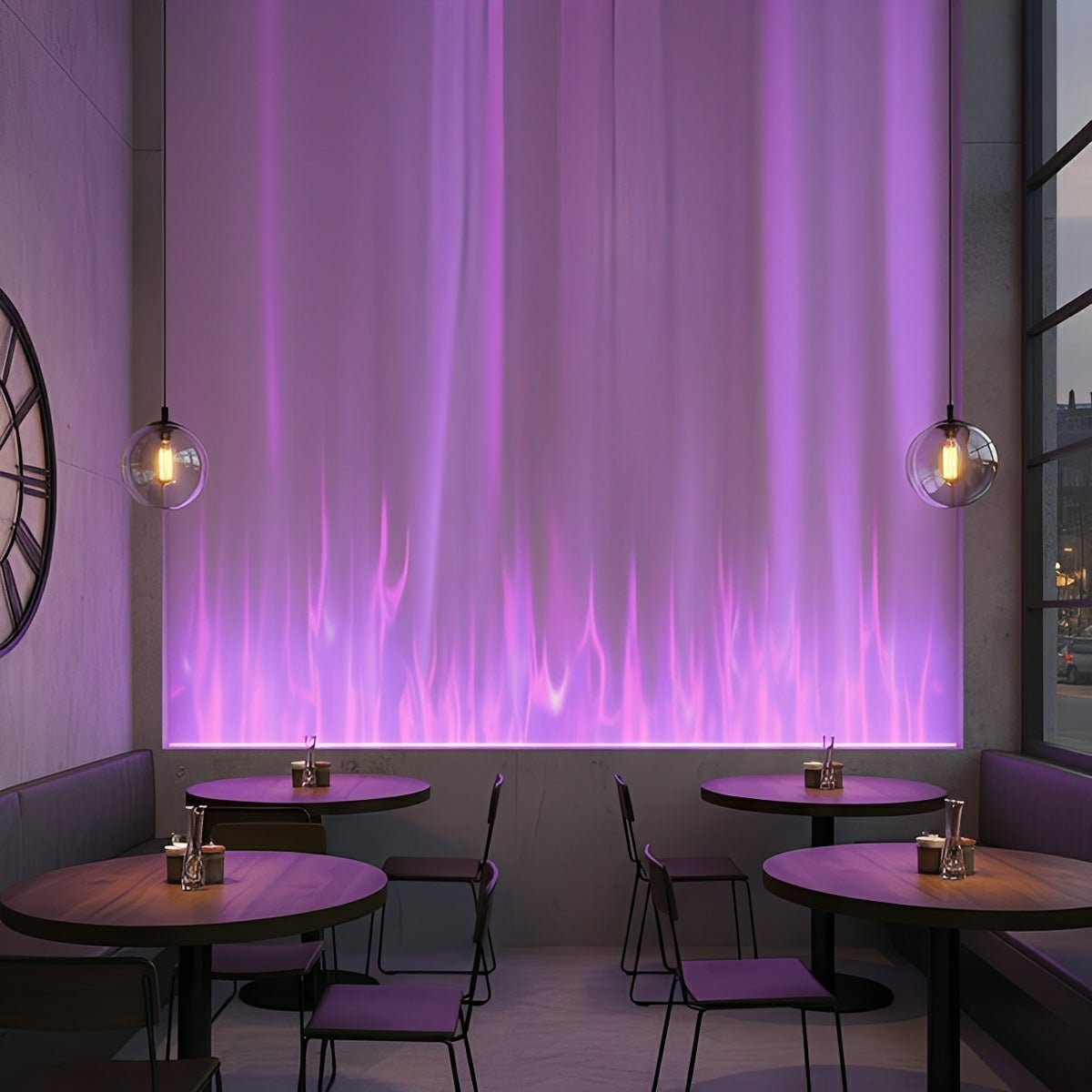 3D Dynamic LED Water Waves Wall Washer Light Ambient Lighting - Flyachilles