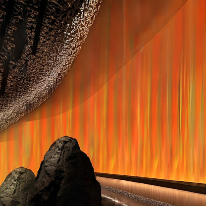 3D Dynamic LED Water Waves Wall Washer Light Ambient Lighting - Flyachilles