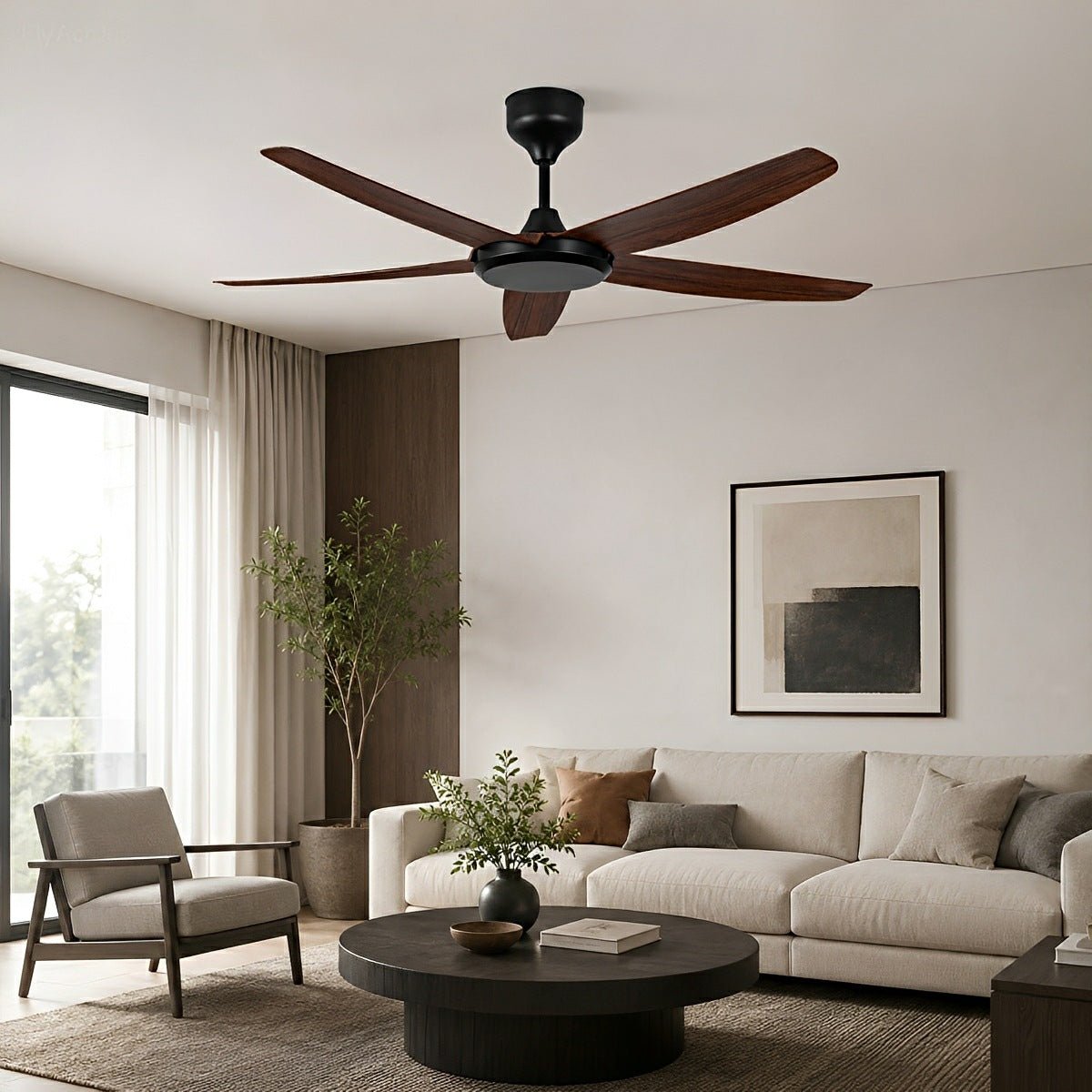 52″ Modern Minimalist Ceiling Fan - Flyachilles