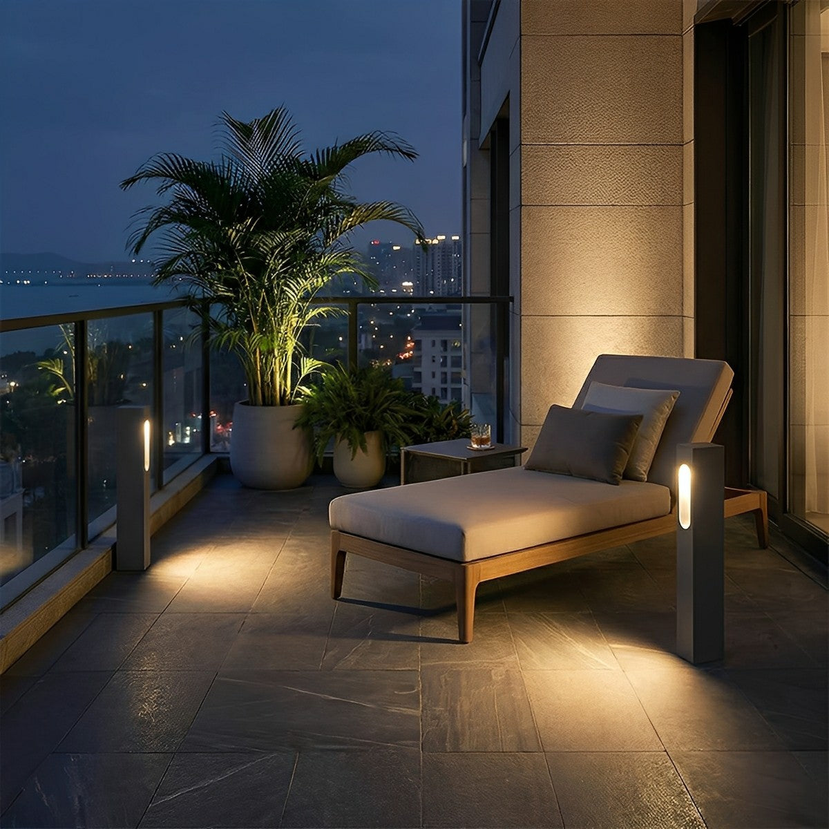 Modern Waterproof Rectangular COB Outdoor Lawn Landscape Lighting