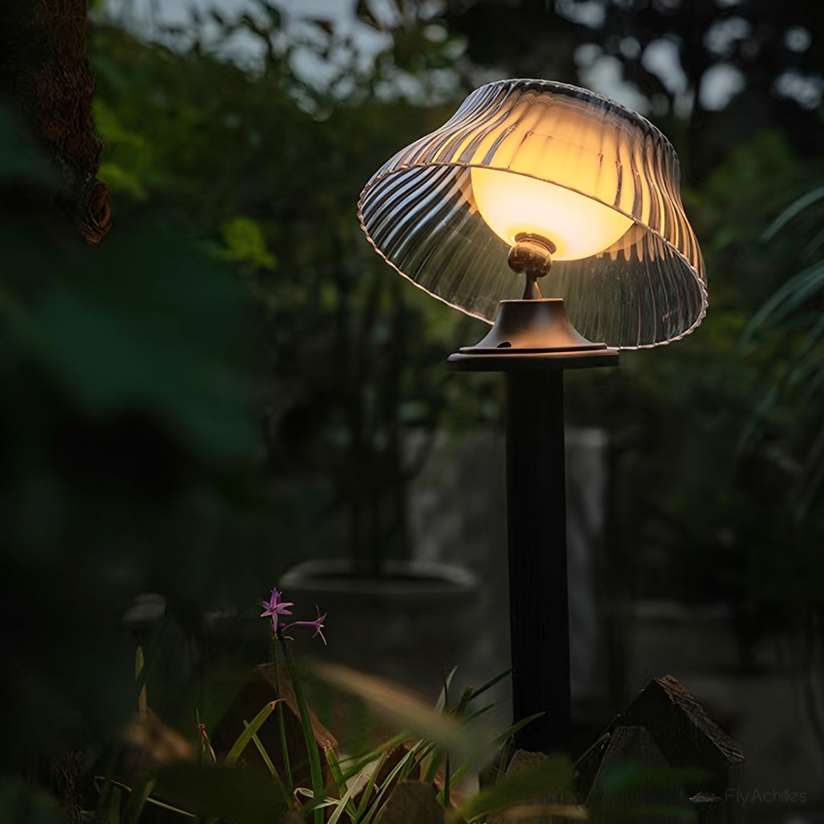 Waterproof Solar Mushroom Shade Outdoor Pathway Light