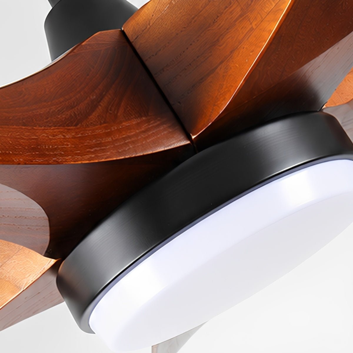 60 Inch Modern Wood Ceiling Fan with Full-Spectrum LED Light - Flyachilles
