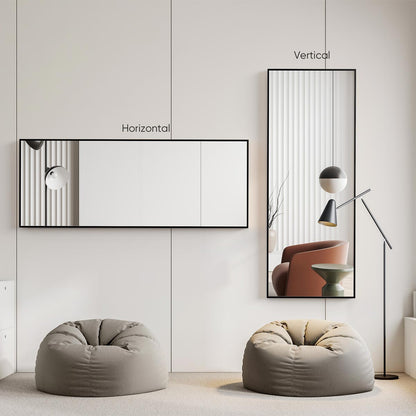 71"x26" Large Full Body Floor Mirror Standing Wall Mirror - Flyachilles