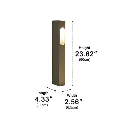 Modern Waterproof Rectangular COB Outdoor Lawn Landscape Lighting