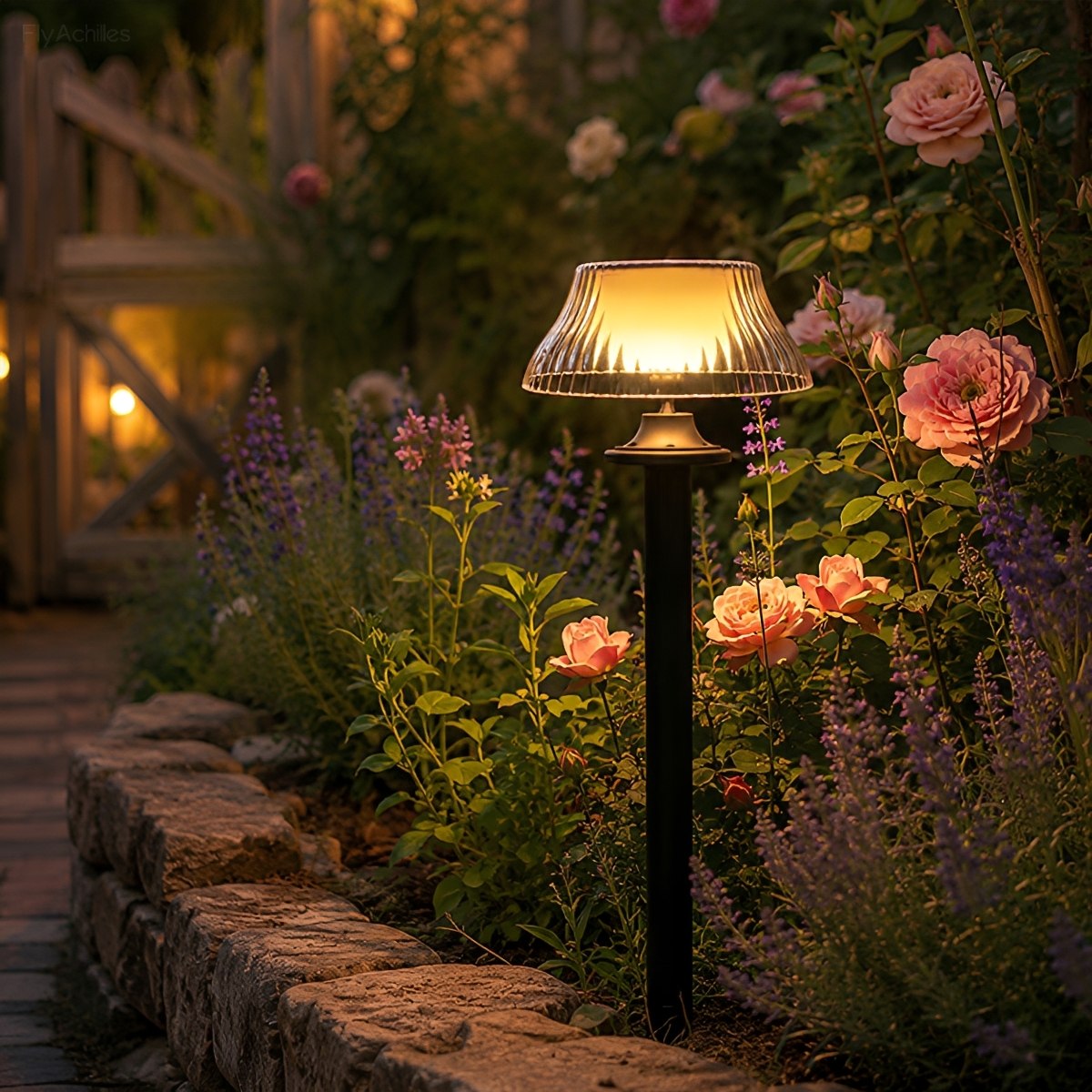 Waterproof Solar Mushroom Shade Outdoor Pathway Light