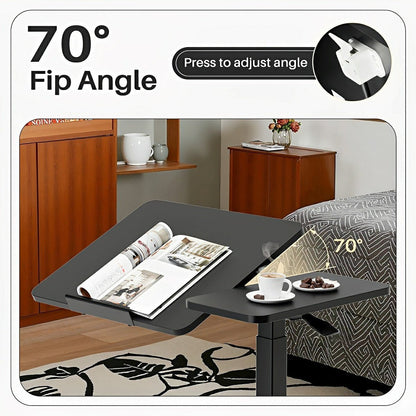 Adjustable Overbed Table on Wheels – Tilting - Flyachilles