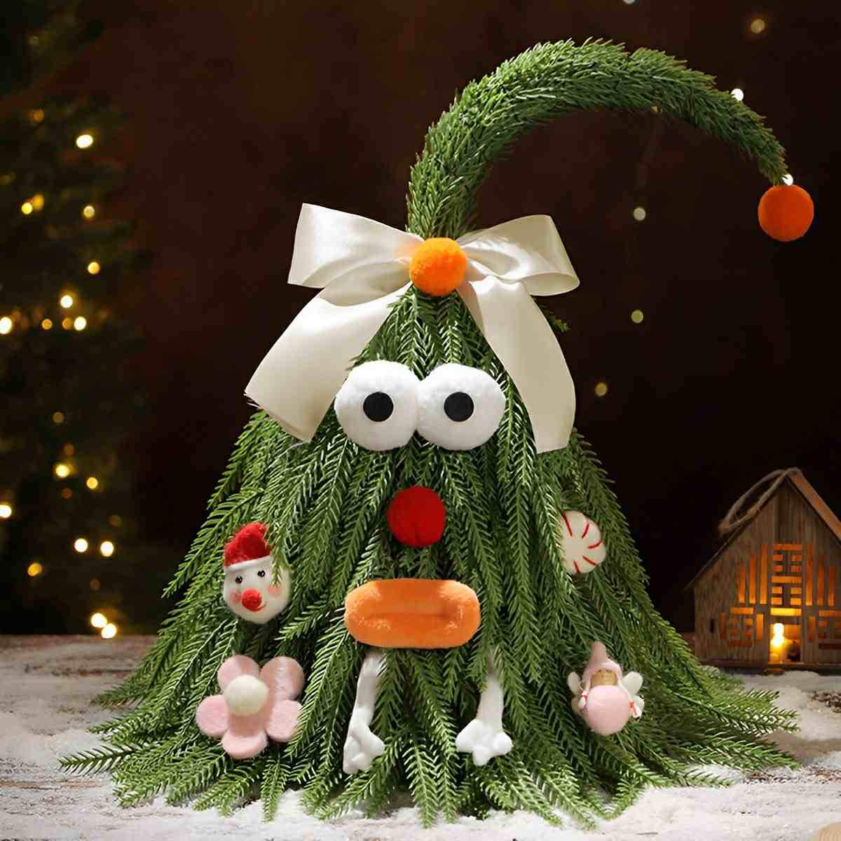 Artificial Small Christmas Tree Table Tree Xmas Decorations Gift - Flyachilles