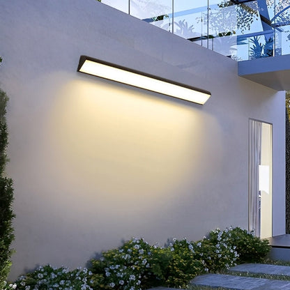 Black Waterproof Outdoor LED Strip Lights Porch Light Exterior Wall Lights - Flyachilles