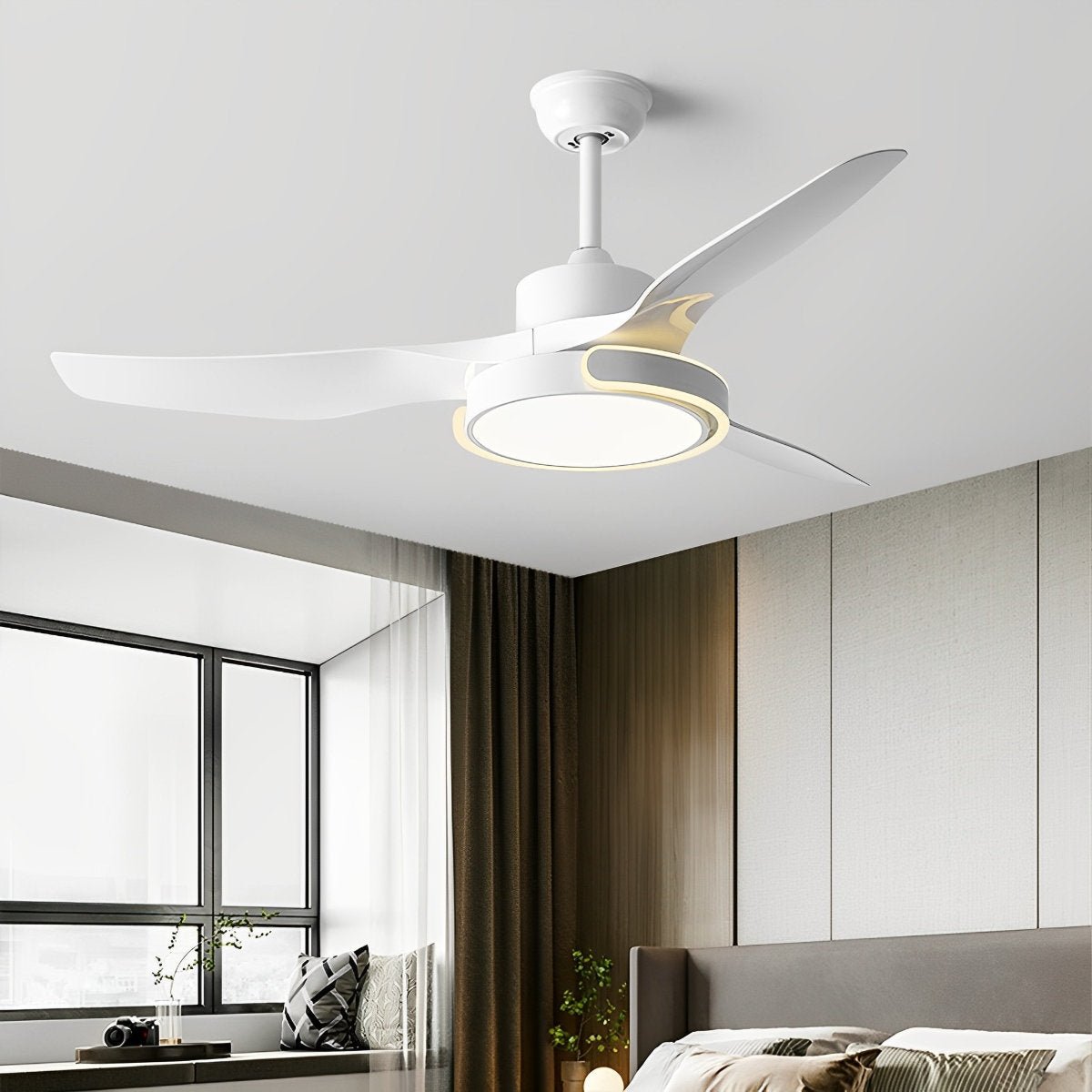 Ceiling Fan with Lights Remote Control Reversible - Flyachilles