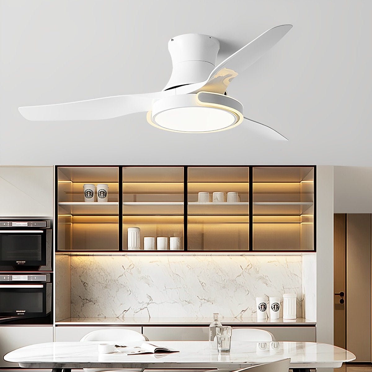 Ceiling Fan with Lights Remote Control Reversible - Flyachilles