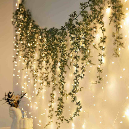 Christmas 360 LED Rattan Curtain Lights Background Decor - Flyachilles