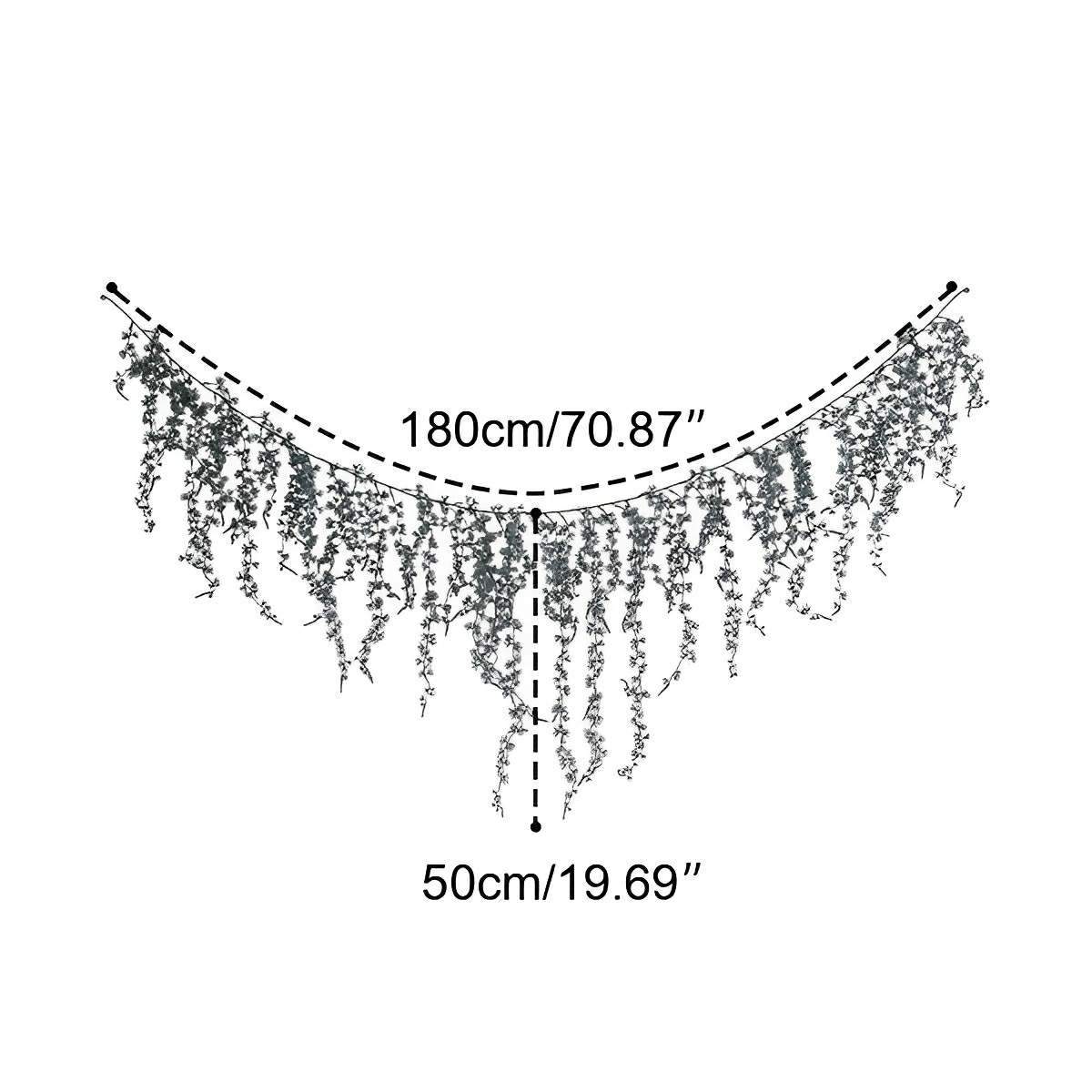 Christmas 360 LED Rattan Curtain Lights Background Decor - Flyachilles