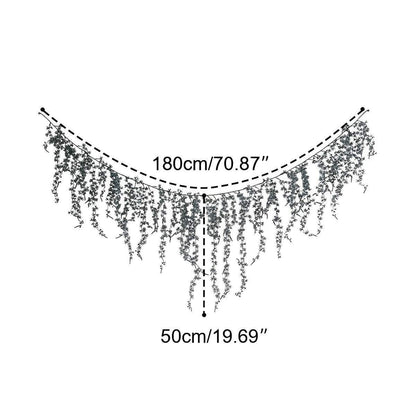 Christmas 360 LED Rattan Curtain Lights Background Decor - Flyachilles