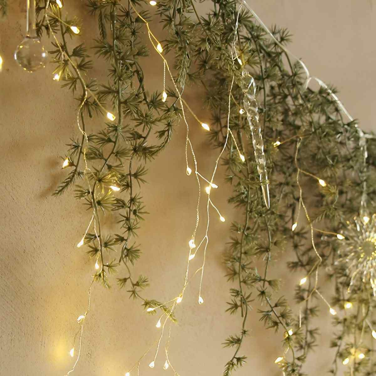 Christmas 360 LED Rattan Curtain Lights Background Decor - Flyachilles