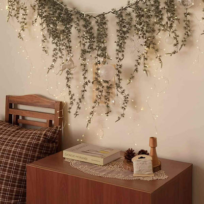 Christmas 360 LED Rattan Curtain Lights Background Decor - Flyachilles