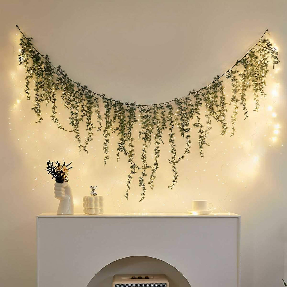 Christmas 360 LED Rattan Curtain Lights Background Decor - Flyachilles