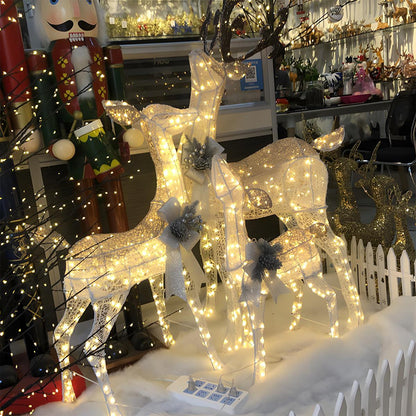 Christmas Elk Plug In Luminous Decor Light Ornaments - Flyachilles