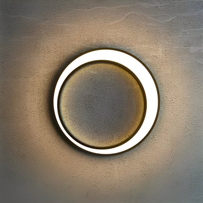 Circular Moon Led Waterproof Wall Light - Flyachilles